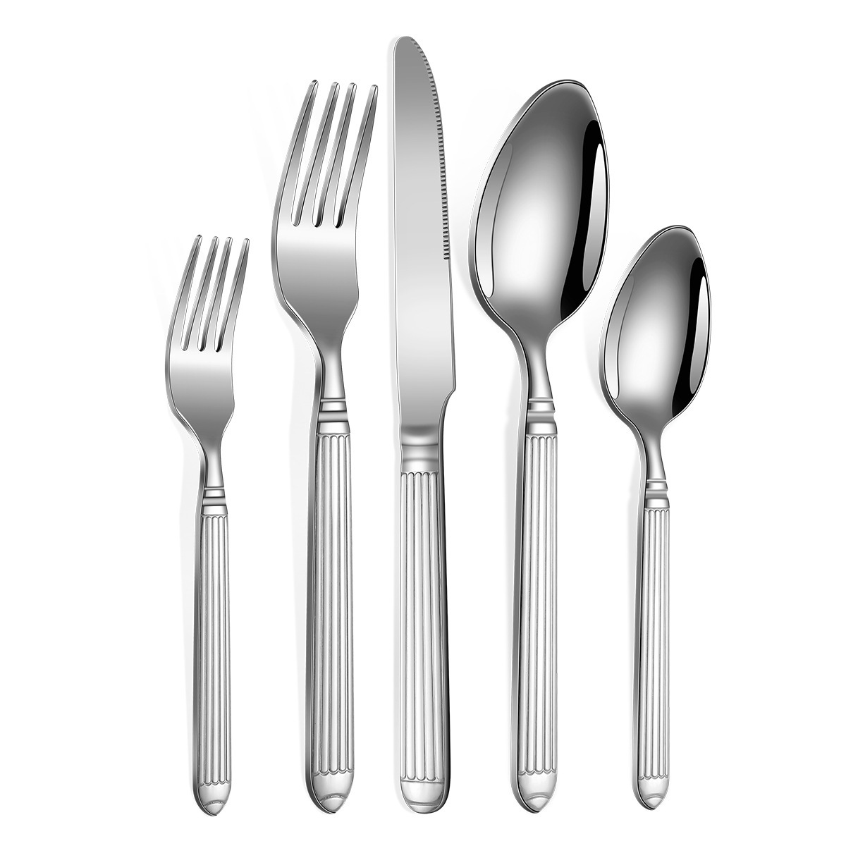 18/0 Stainless Steel Gold Cutlery Flatware Set Silverware in Bulk & Wholesale